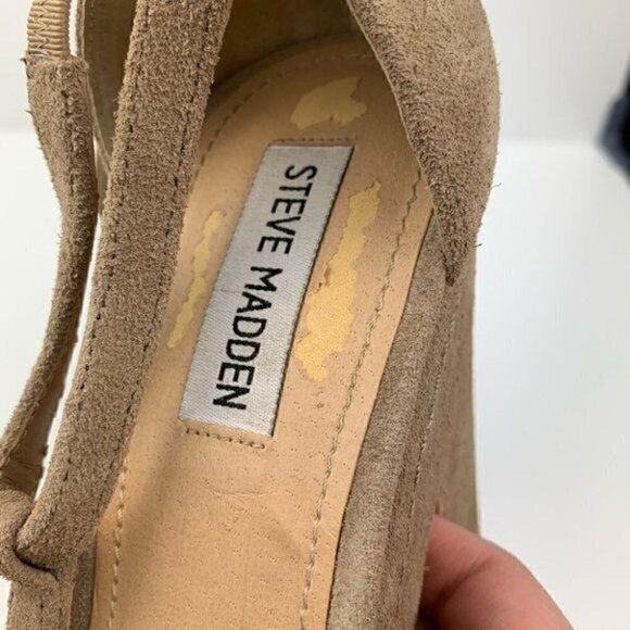 Steve Madden platforms sz 8.5 P-gabbi suede chunky - Picture 11 of 14